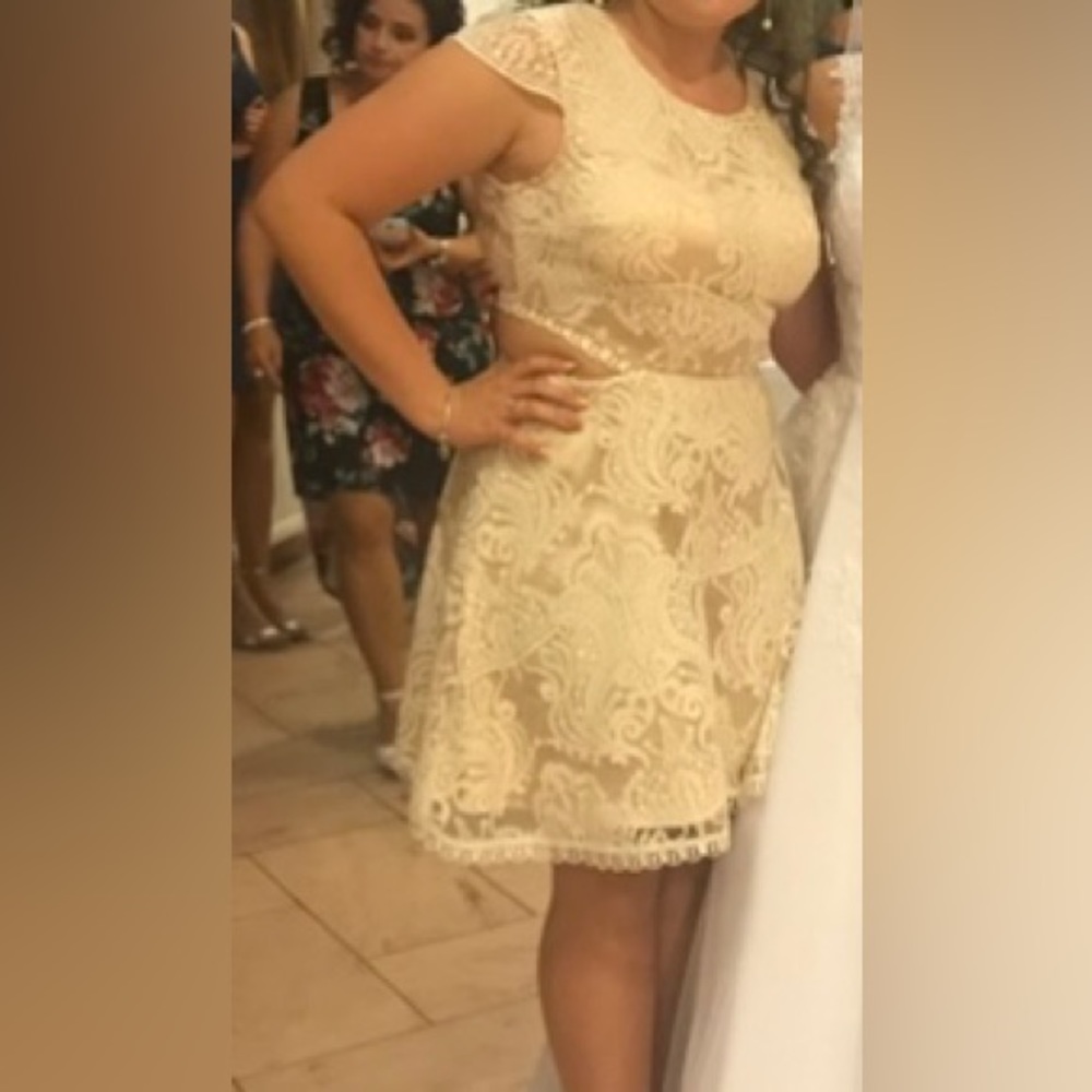 Ivory Nude Dress